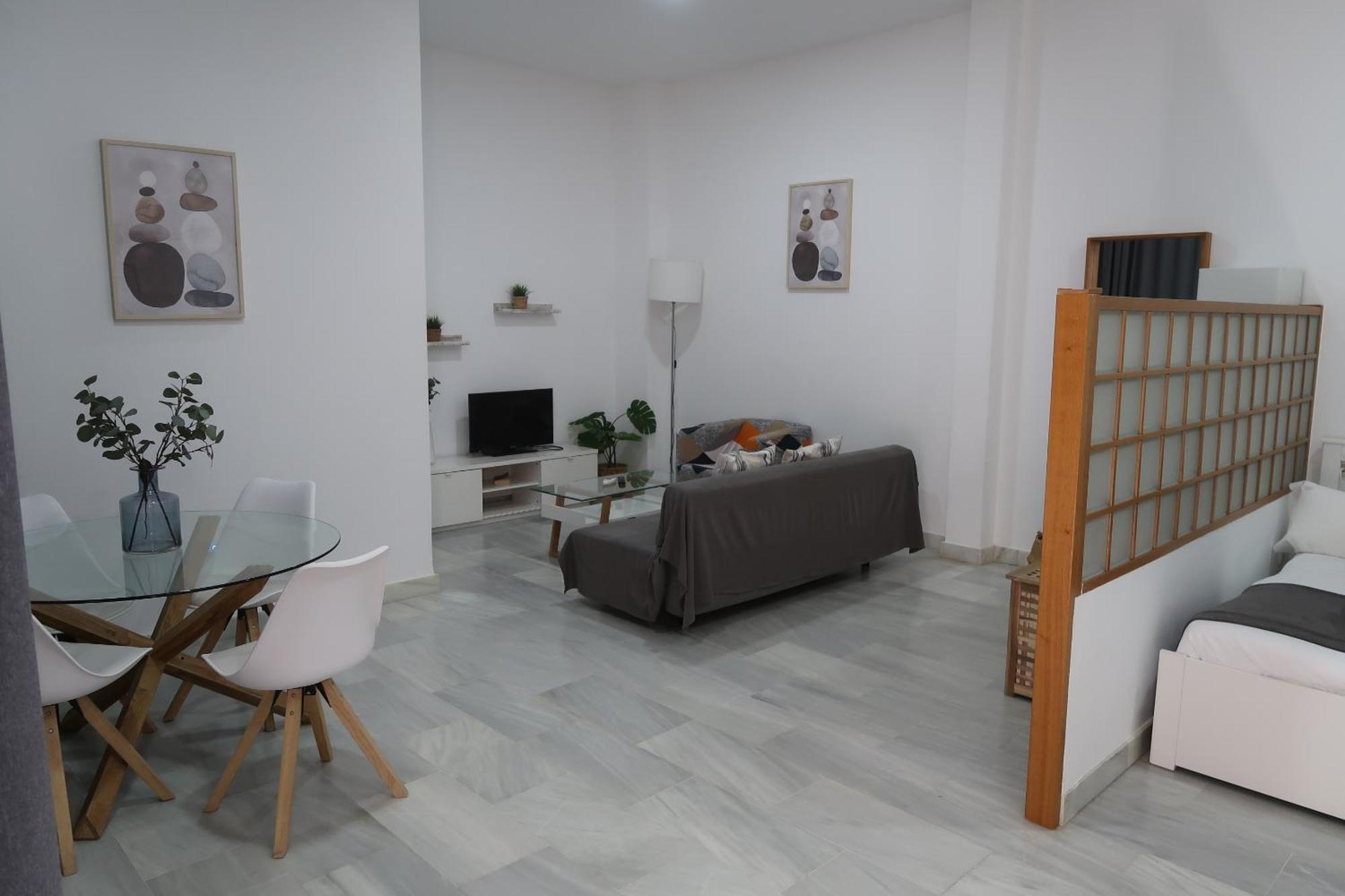 J & E Malaga Center Apartamentos Luaran gambar